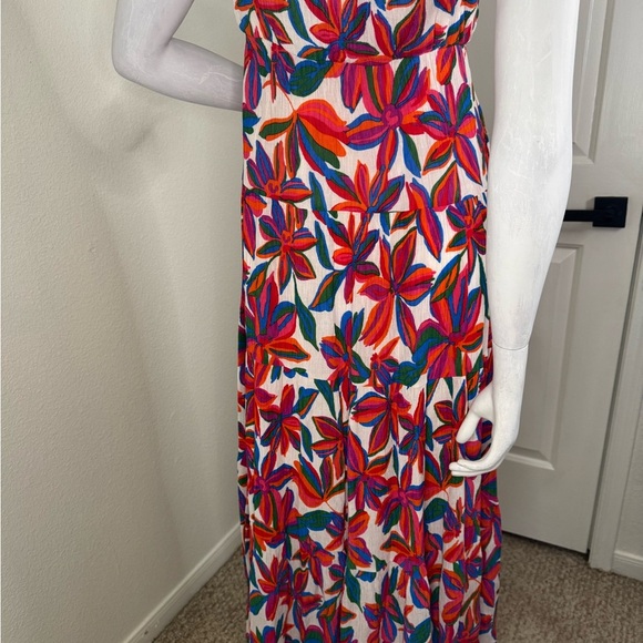 Skies Are Blue Red and White Sleeveless Maxi Sundress Size Small.  #151 - Picture 8 of 17